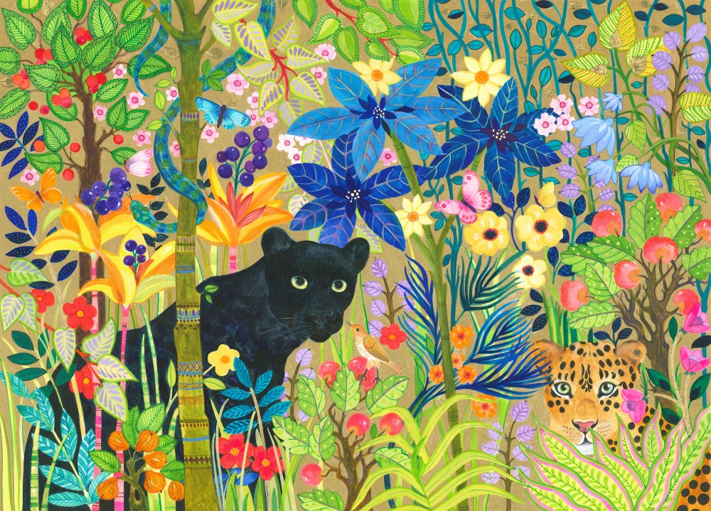 Black Panther And A Jaguar