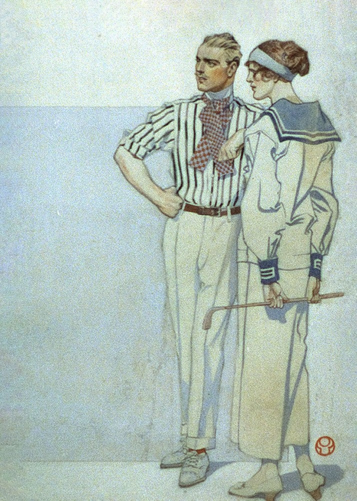 Man and Woman In Sport Clothes (1913)