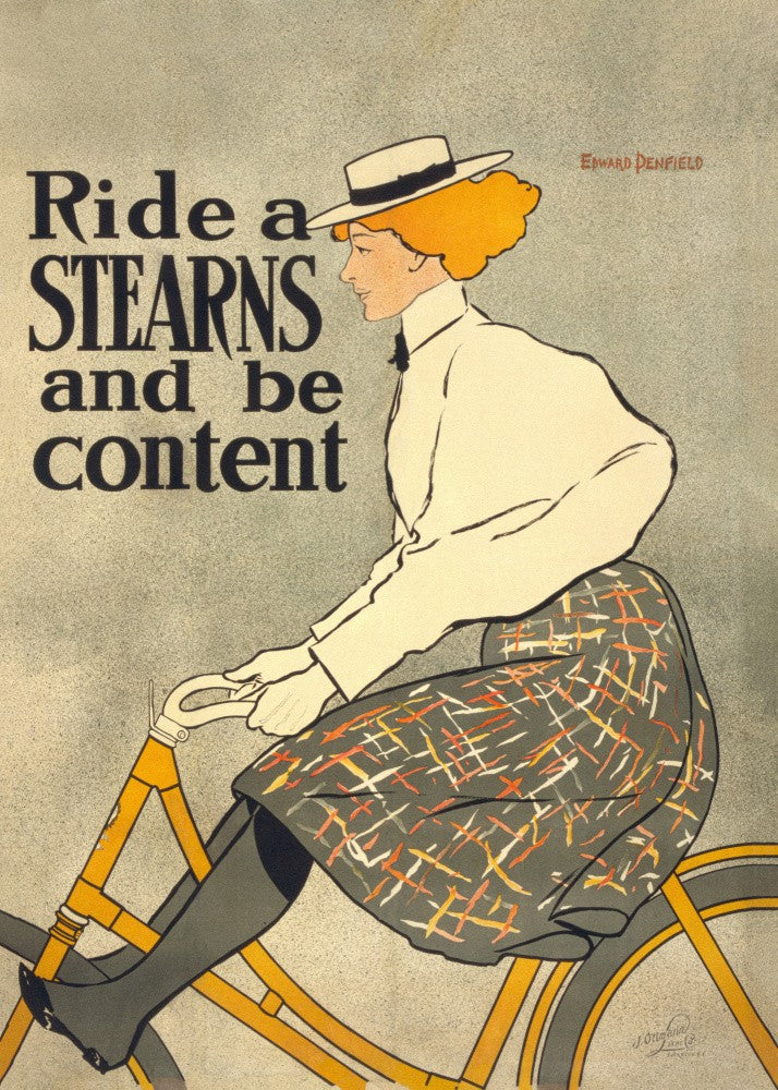 Ride a Stearns and Be Content (1896)