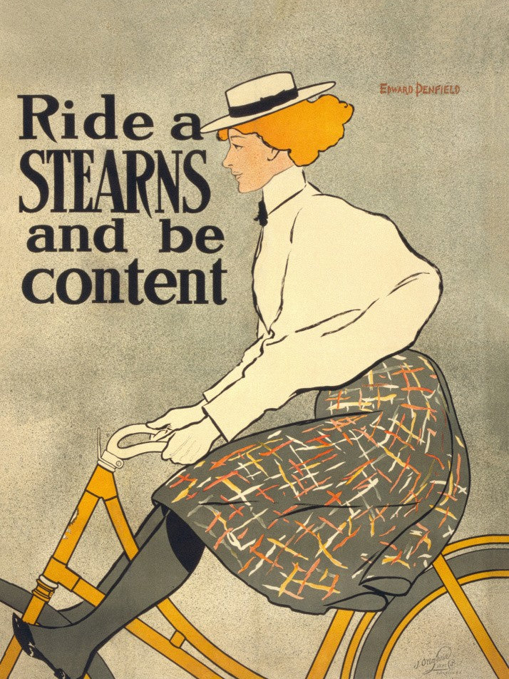 Ride a Stearns and Be Content (1896)