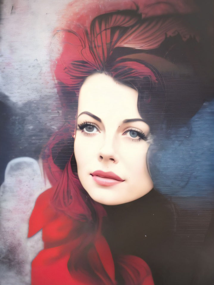 Mix Media Abstract Portrait