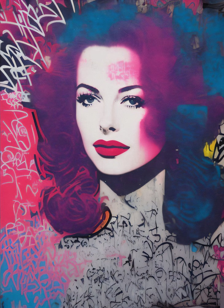 Graffiti Beauty Abstract Portrait