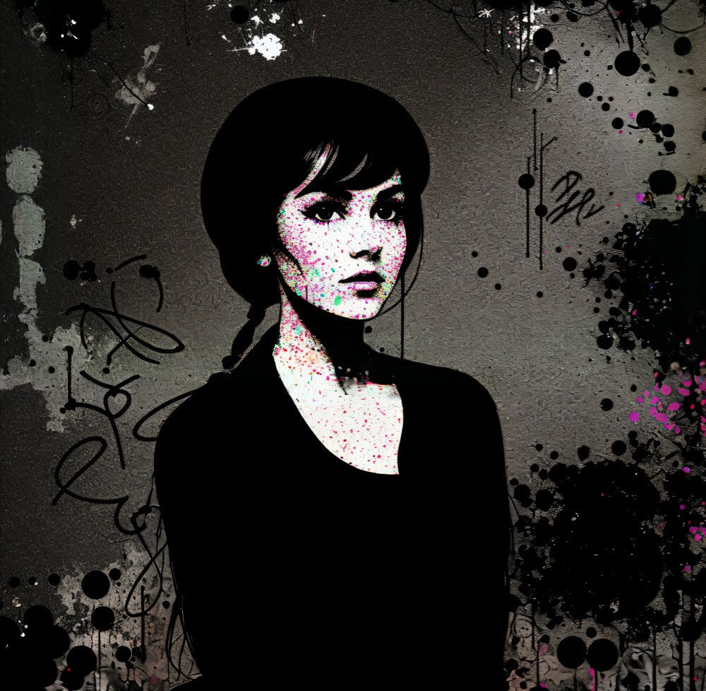 Stencil Art Graffiti Beauty