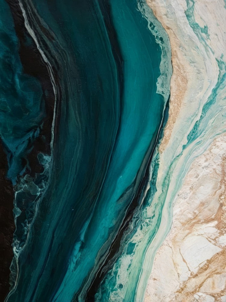 Oceanic Marble Flow