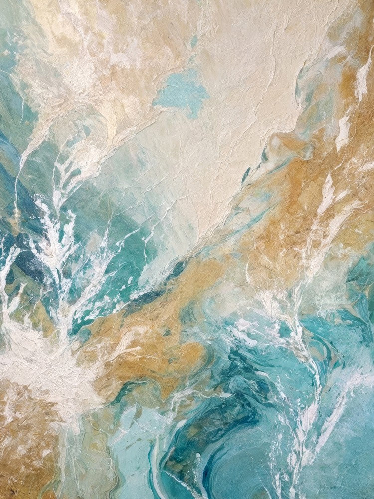 Organic Patterns In Turquoise