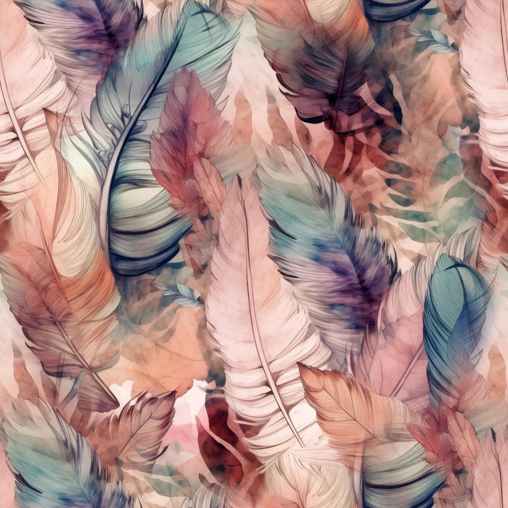 Watercolor Feathers 13