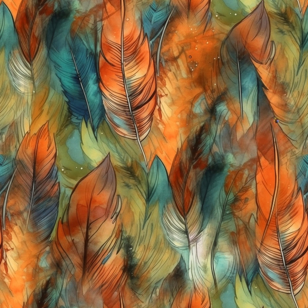 Watercolor Feathers 19