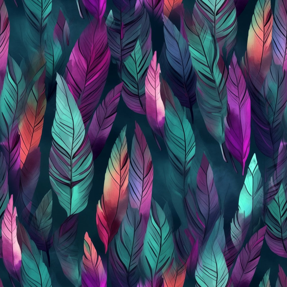 Watercolor Feathers 21