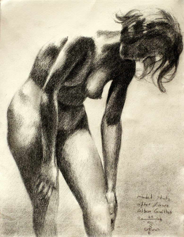 Modellstudie, nach Laure Albin Guillot - 25-08-22