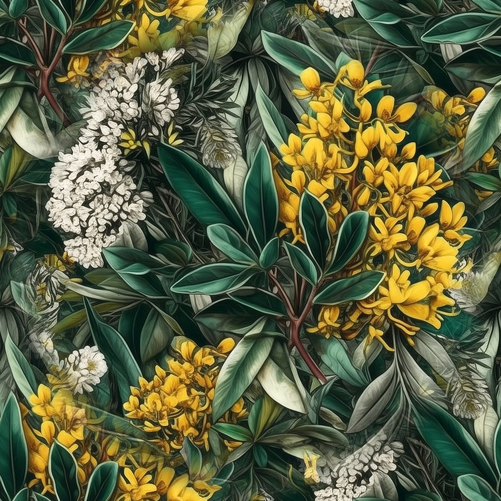 Botany Leaves Pattern 2