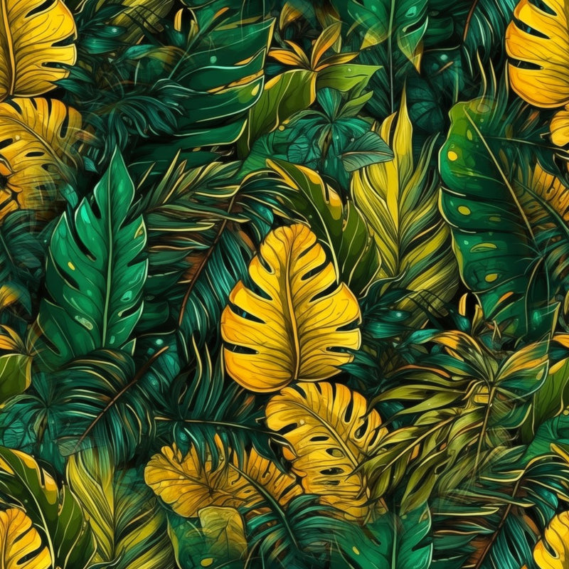Botany Leaves Pattern 3