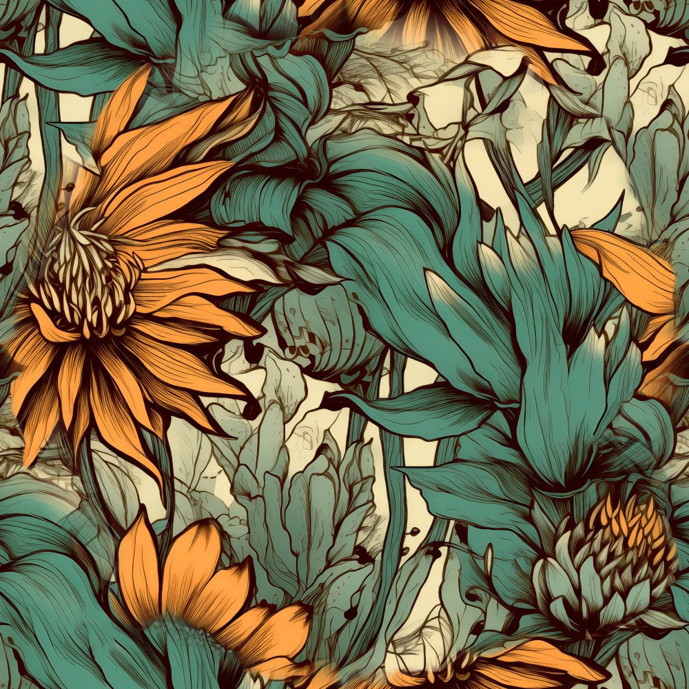 Watercolor Botany Floral Art 2