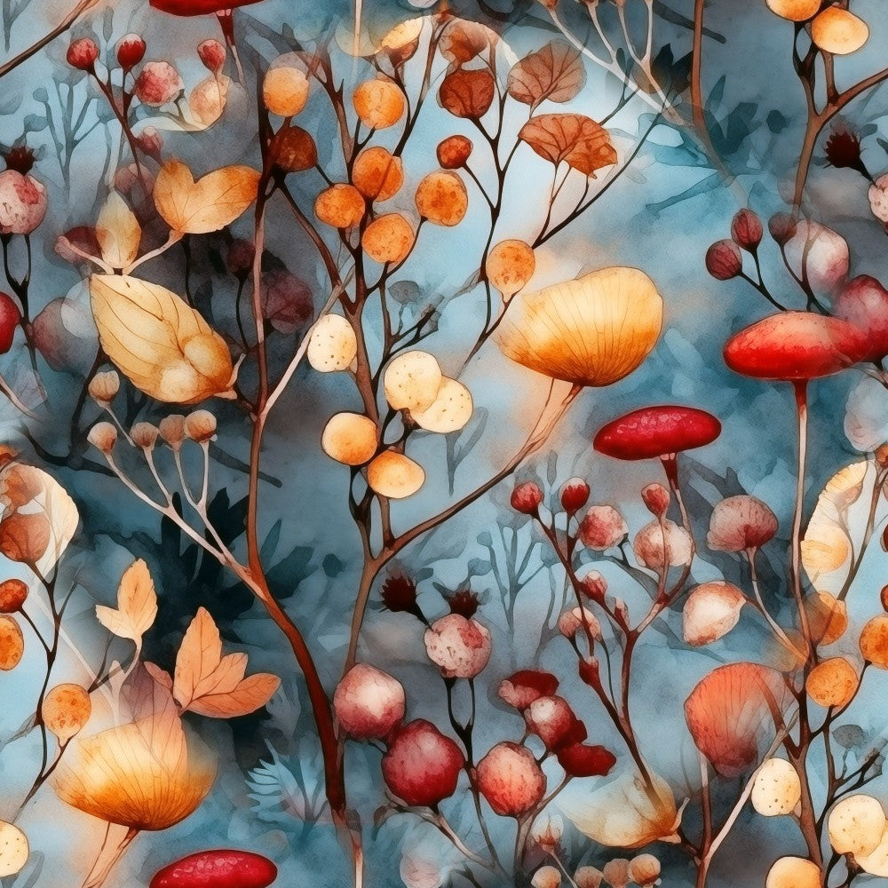 Watercolor Botany Floral Art 12