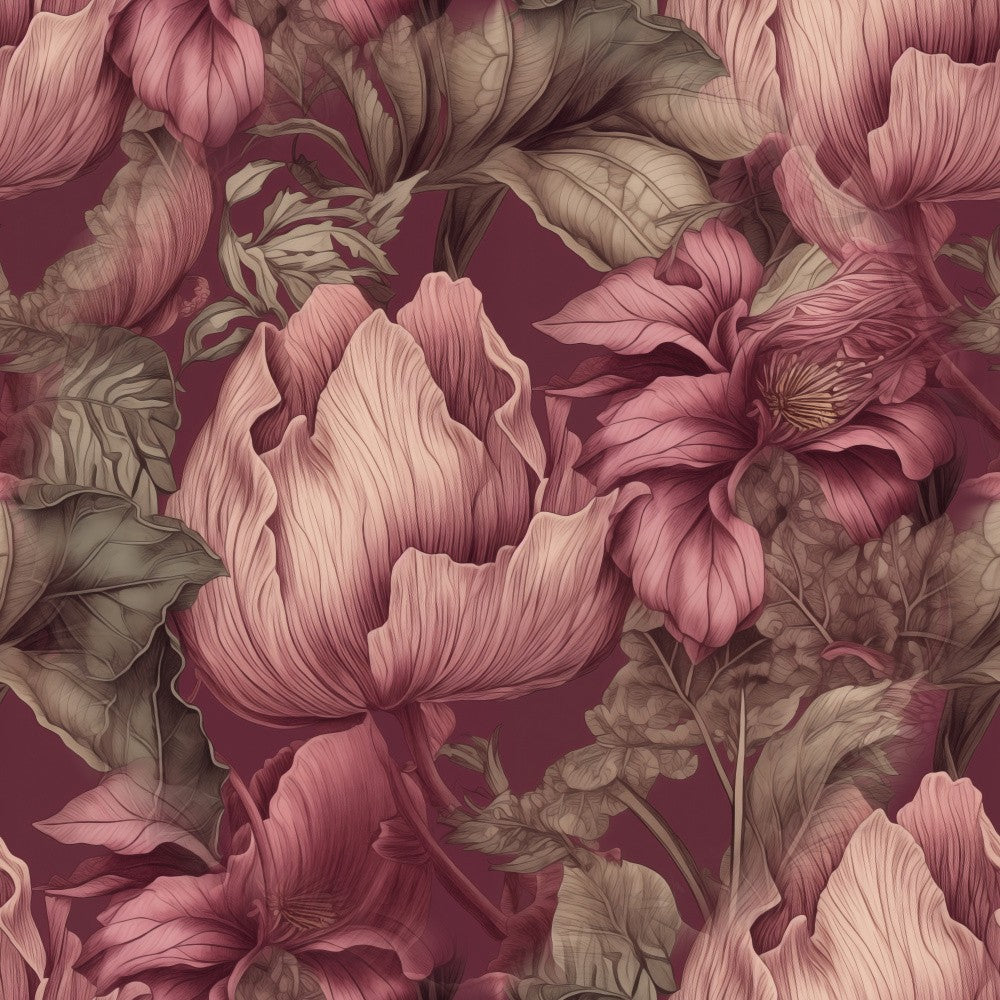 Watercolor Botany Floral peonies Art 18