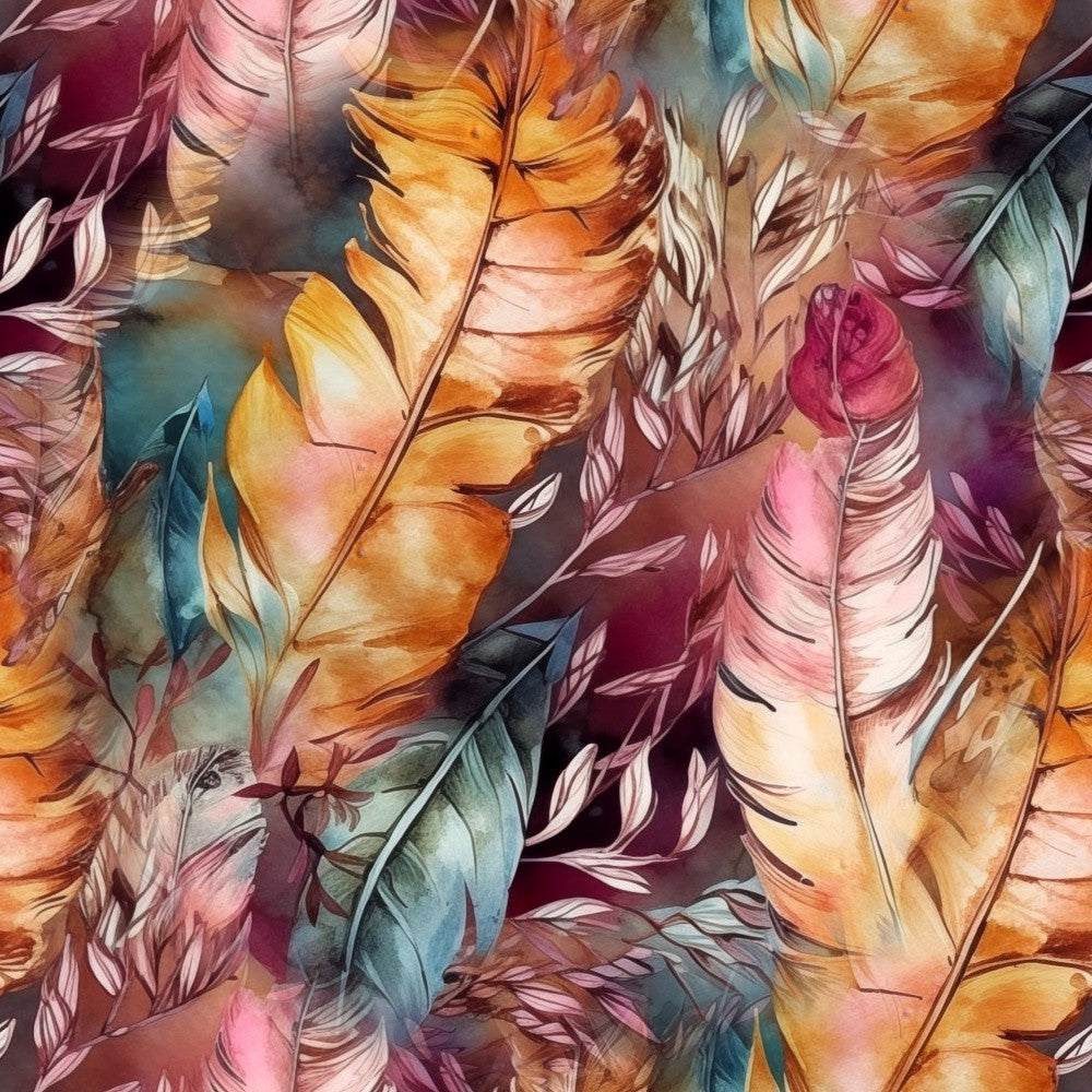 Watercolor Feathers 28