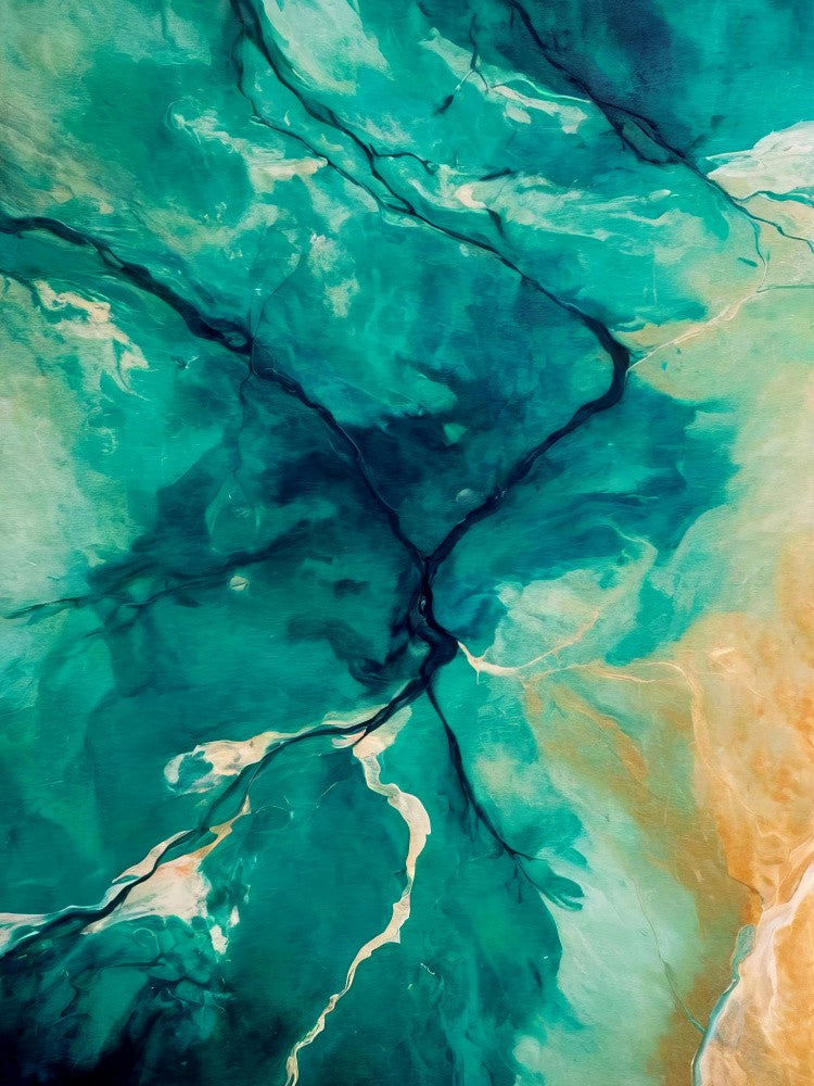 Aerial Landscapes And Flowing Water