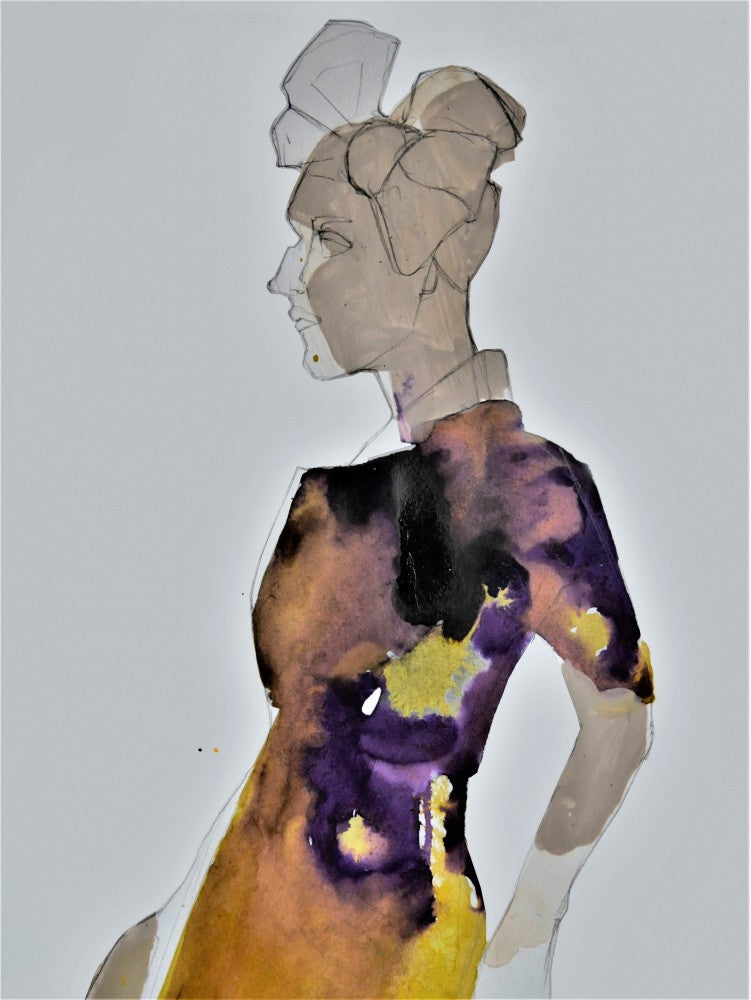 Woman with bow