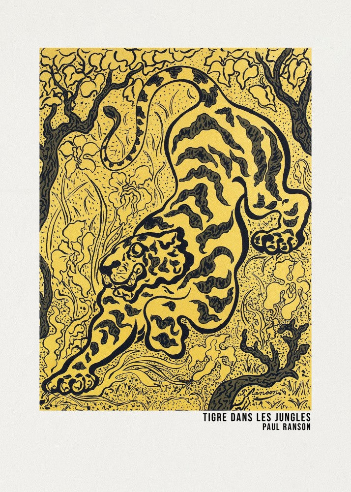 Tigre Dans Les Jungles Poster