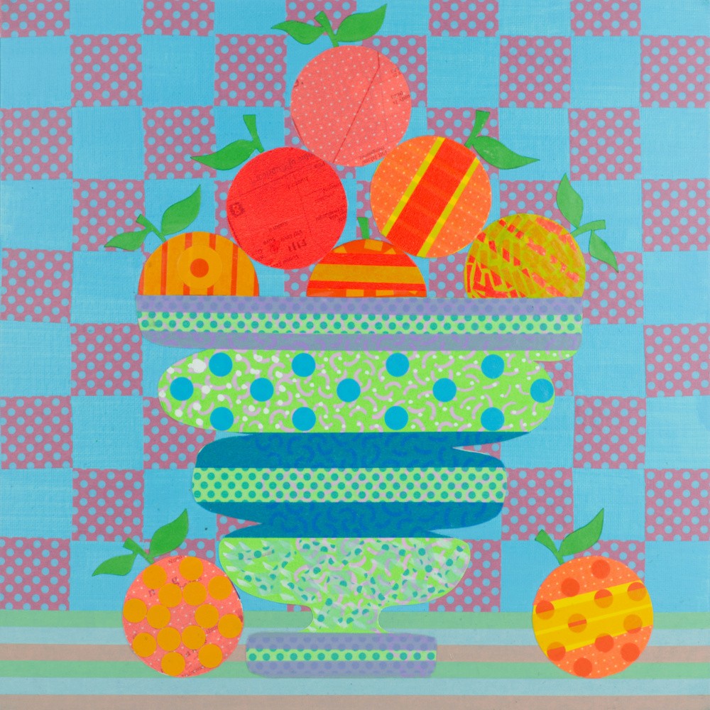 Blau und Orange