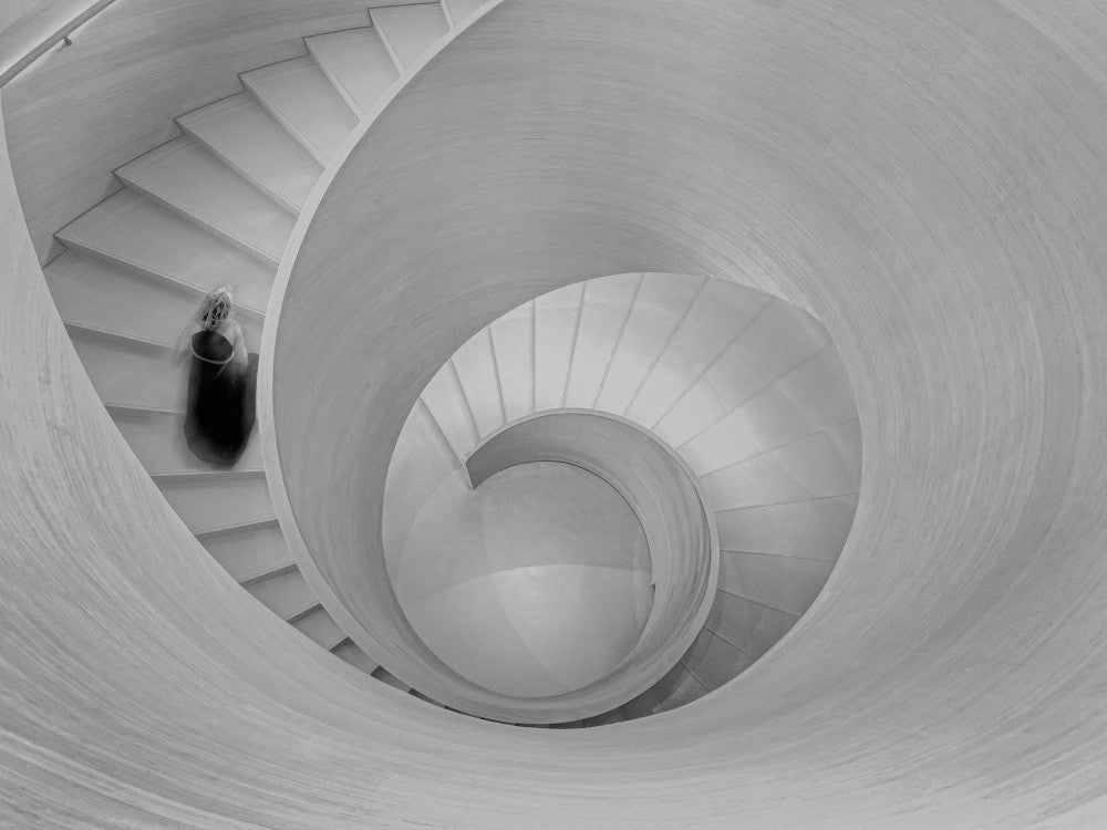 Going Upstairs - BW