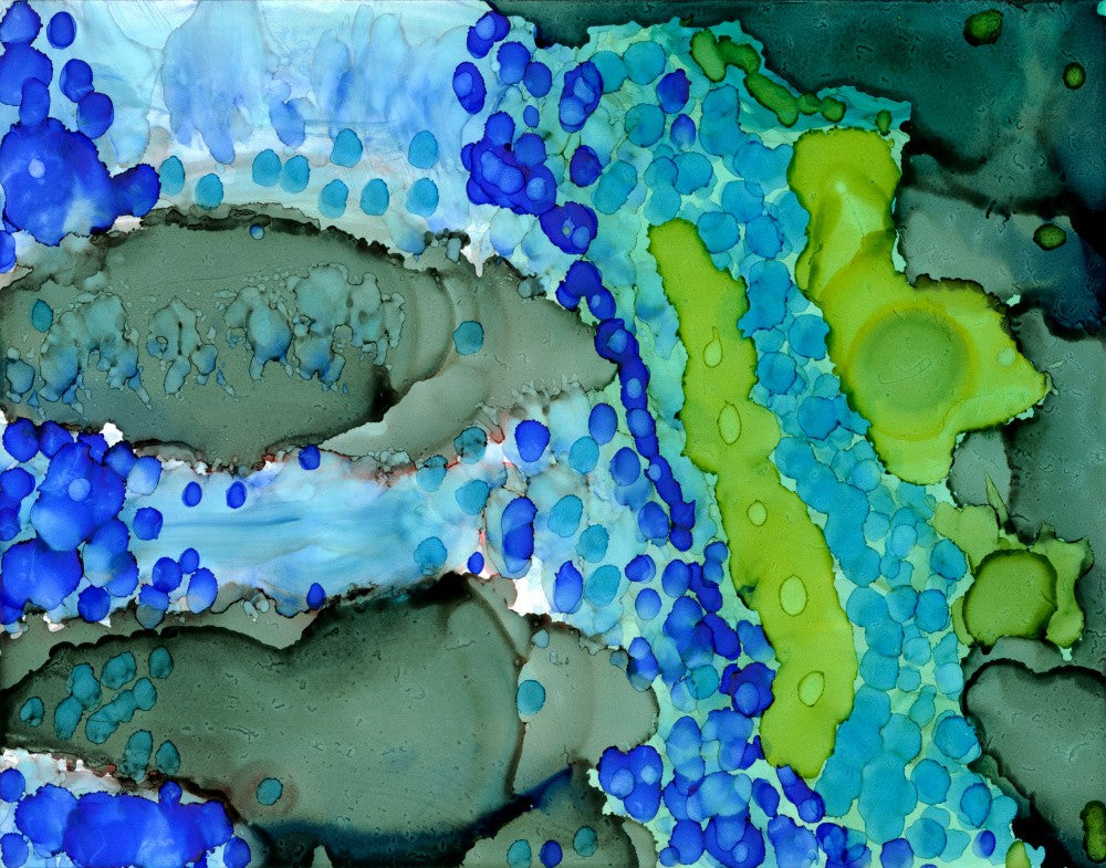 blue ocean abstract