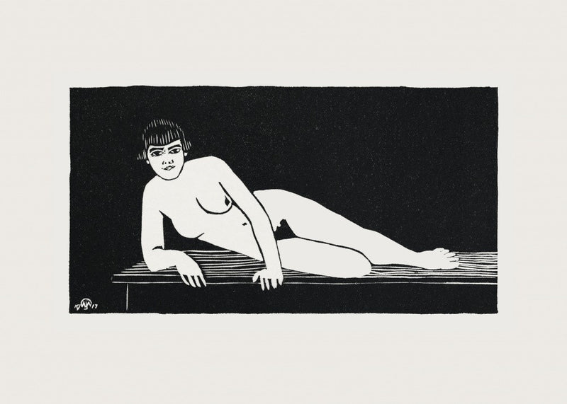 Reclining Nude Figure