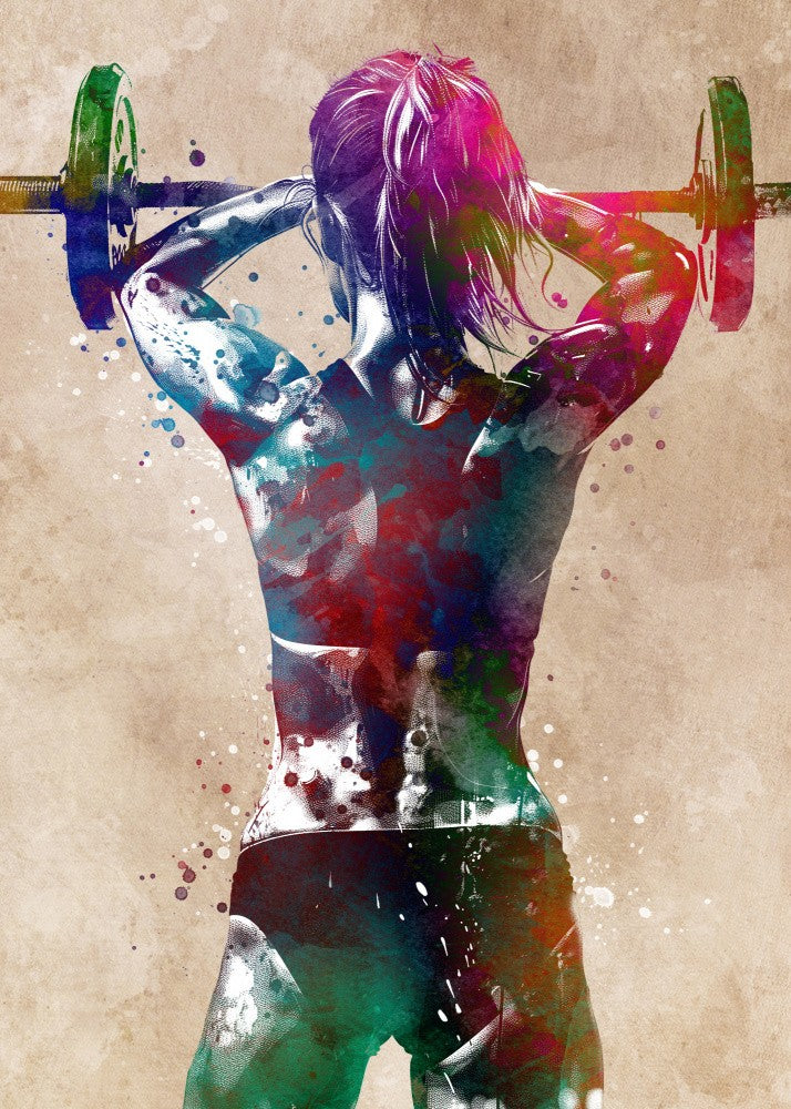 Fitness sport art