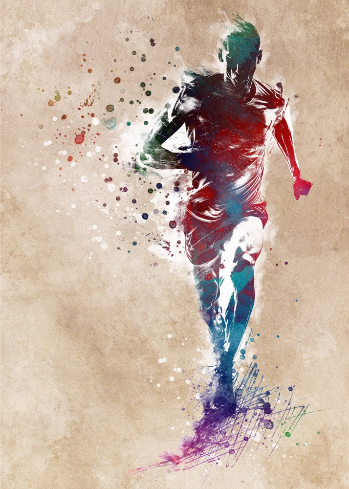 Runner sport art