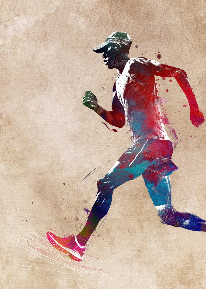 Runner sport art