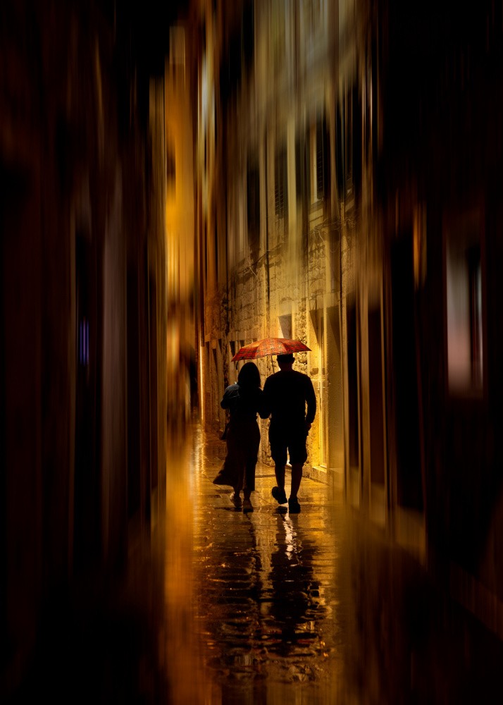 Raining night