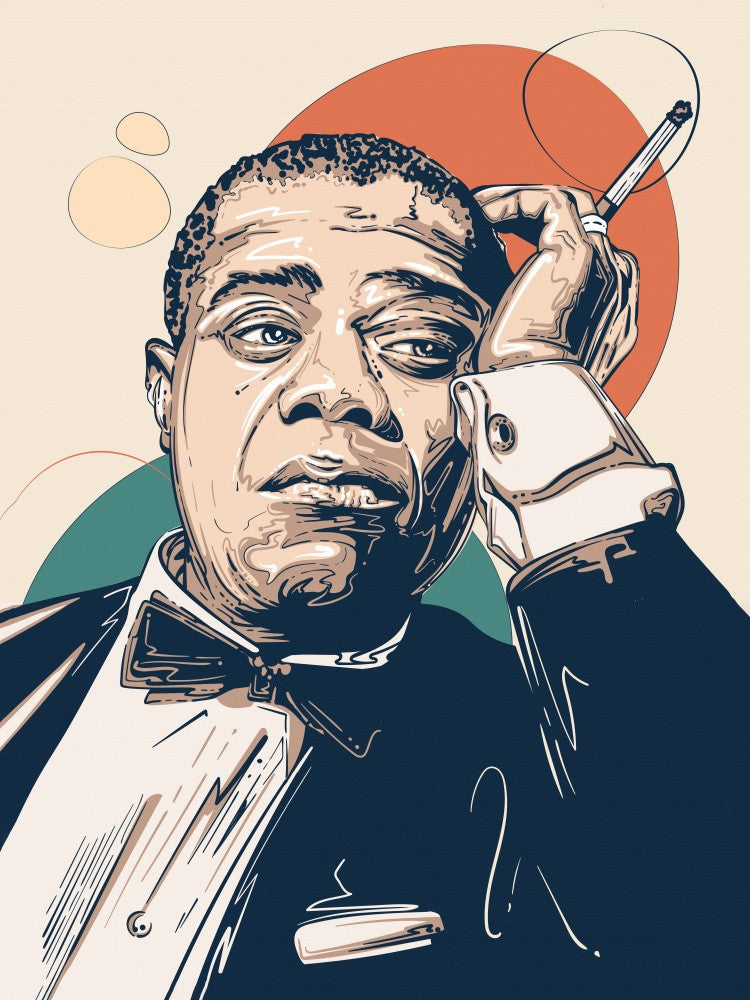 Louis Armstrong Portrait