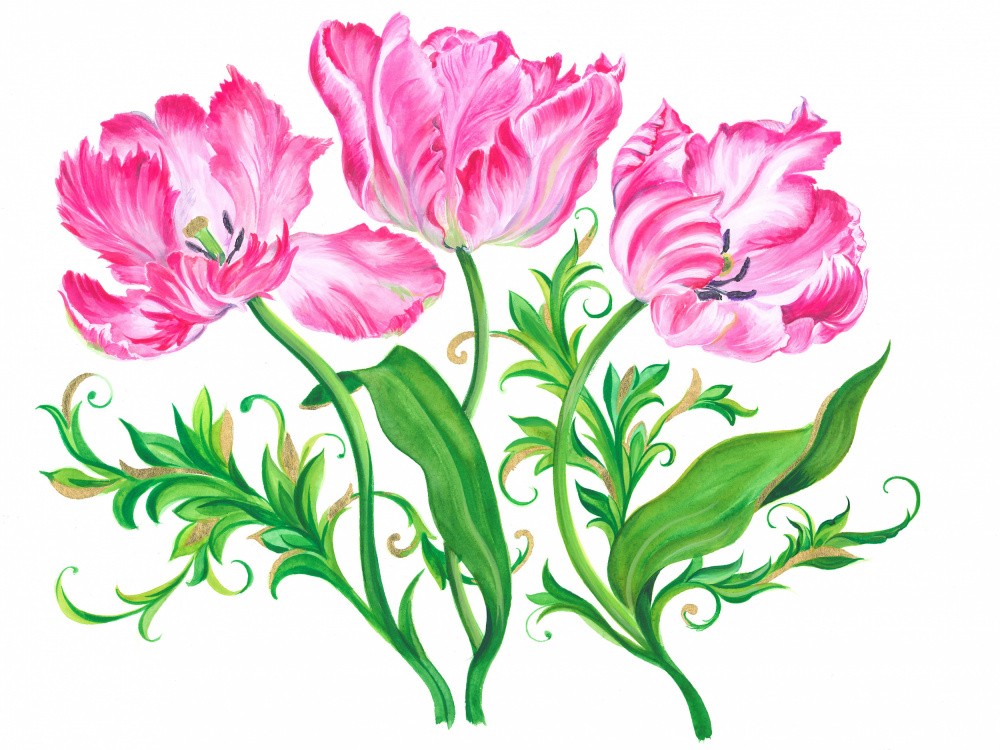 Pink Floral Delight