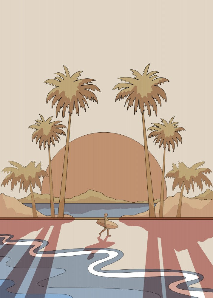 A beach stroll