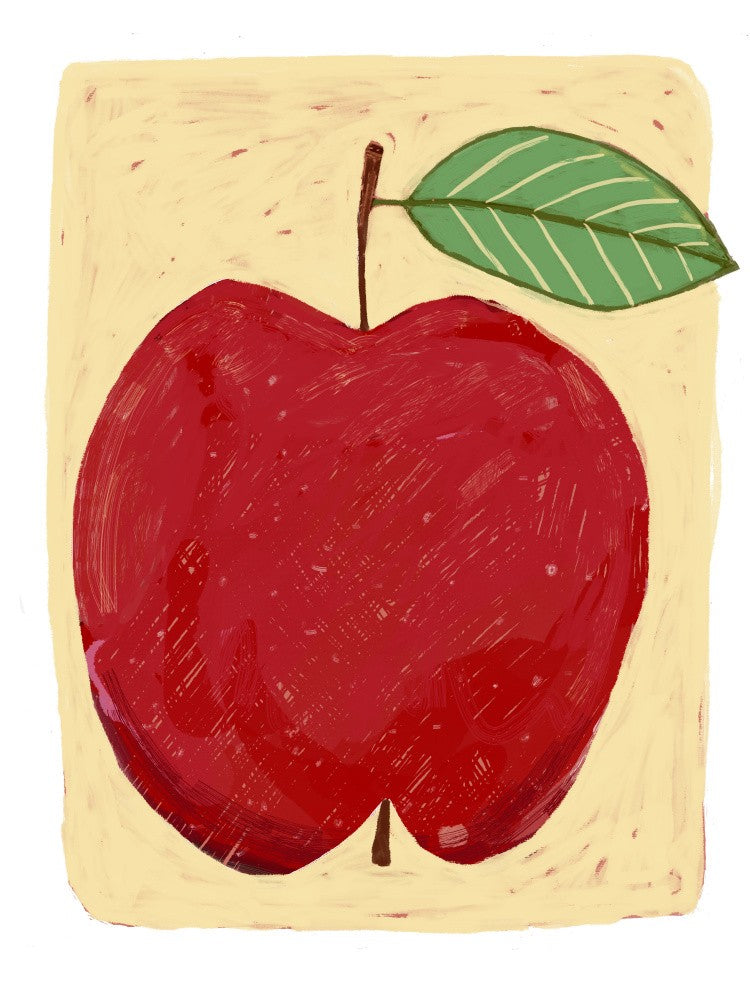 Big red apple