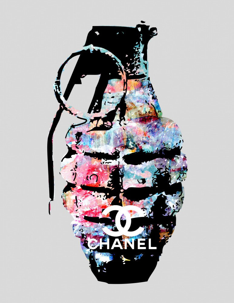 709 Grenade Chanel Impression Toile