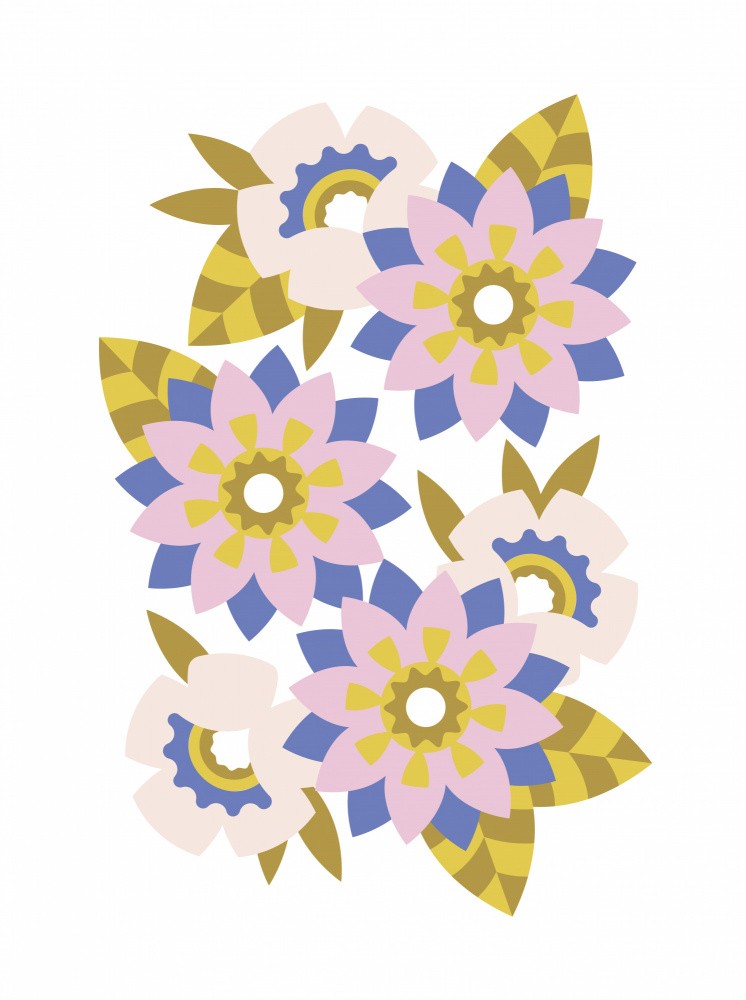 Call It Summer - Florale Grüne Gartenillustration