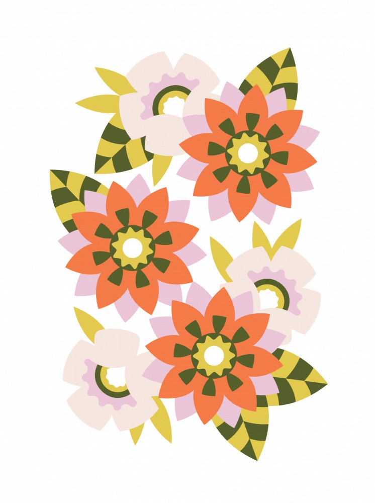 Call It Summer - Florale Grüne Gartenillustration