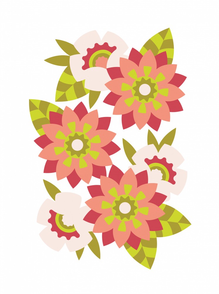 Call It Summer - Florale Grüne Gartenillustration