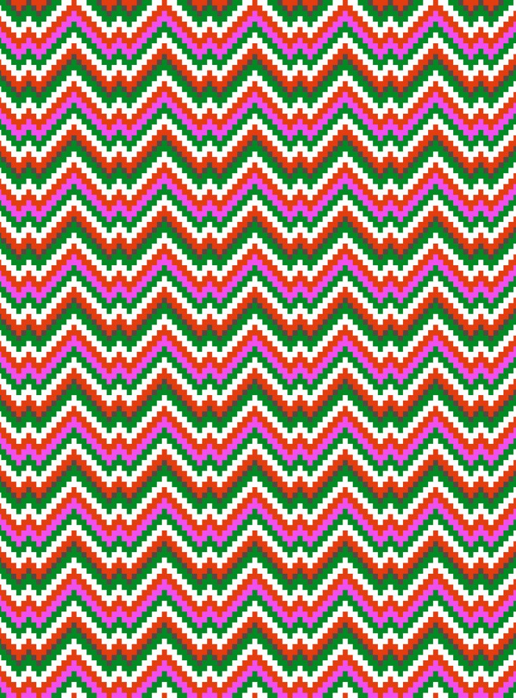 Geometric Pixel Joyful Abstract Game Rainbow Pattern