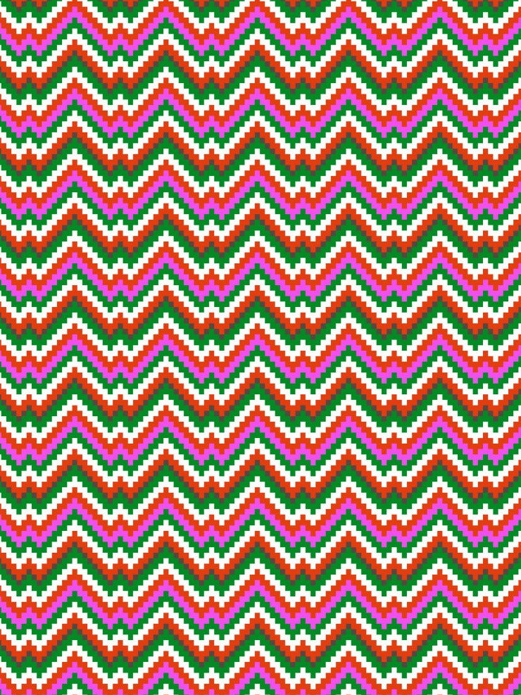 Geometric Pixel Joyful Abstract Game Rainbow Pattern