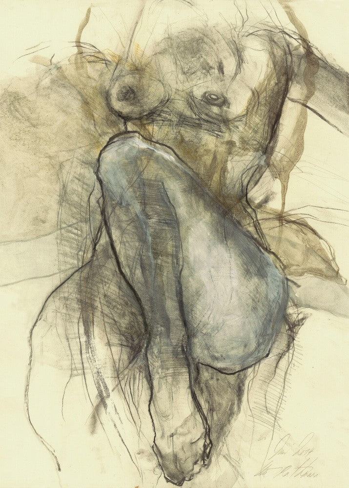 Nude Figure in a Dynamic Pose