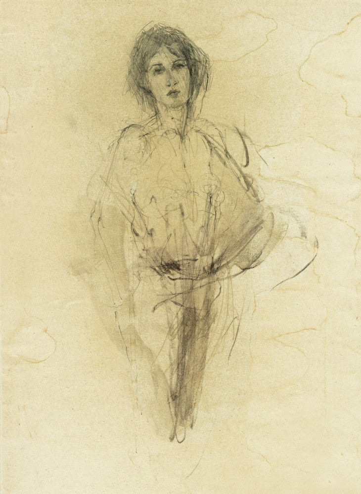 Nude Figure in a Dynamic Pose
