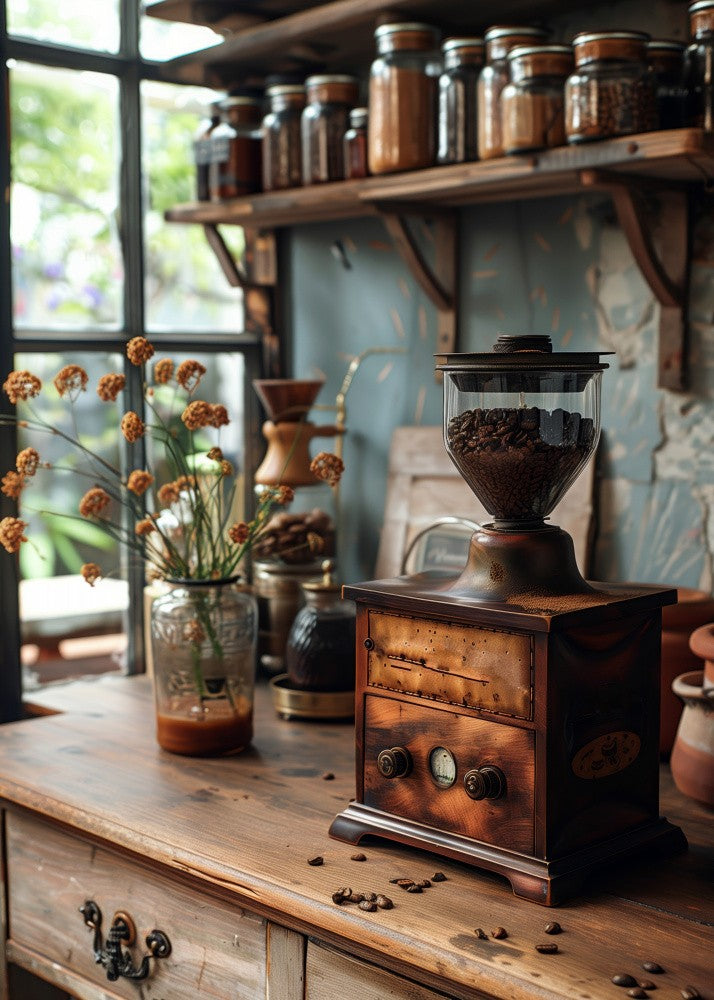 Kitchen Photography art coffee grinder