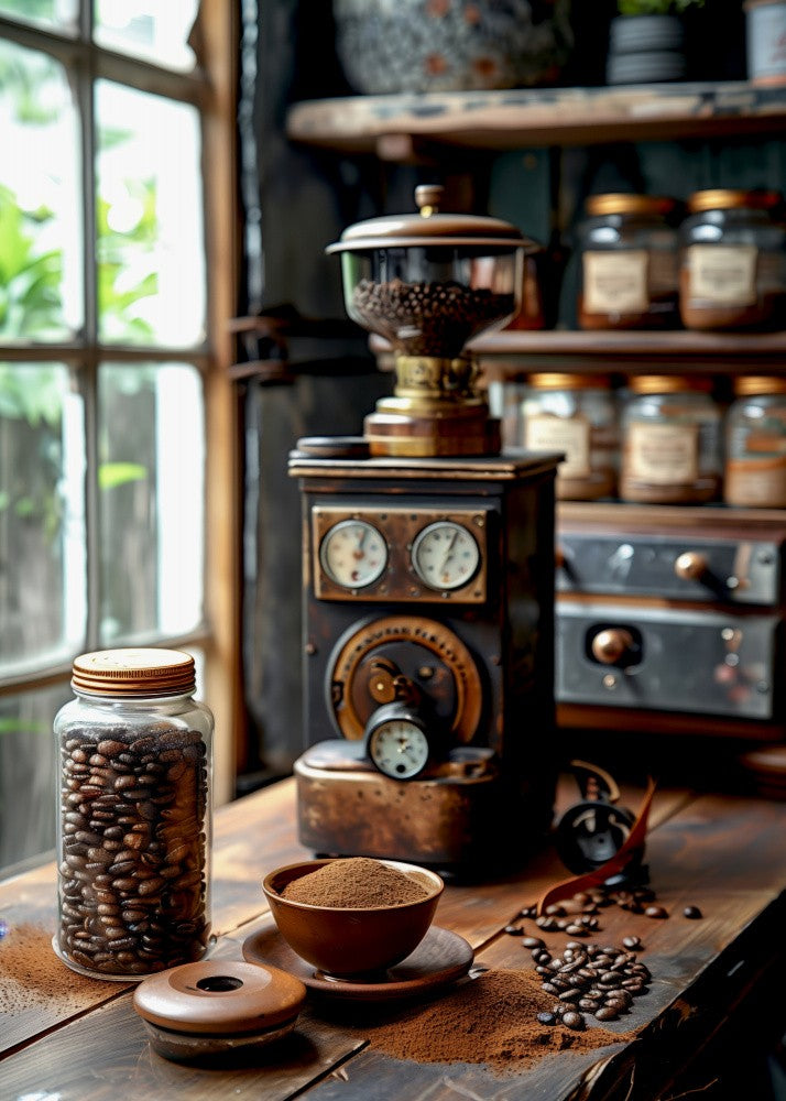 Kitchen Photography art coffee grinder