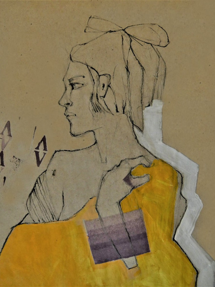 Woman with Yellow blanket