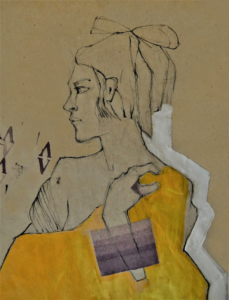Woman with Yellow blanket