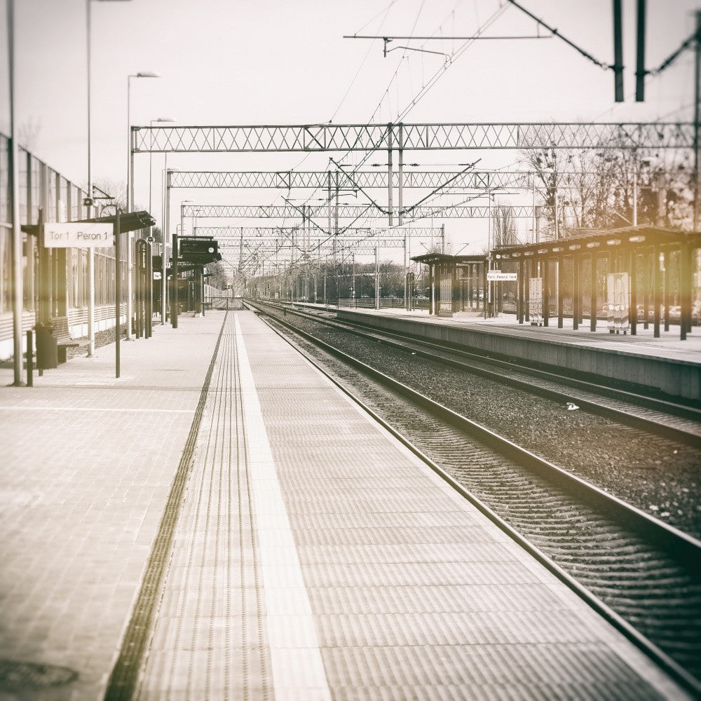 Train Station Zyrardow Poland Photography