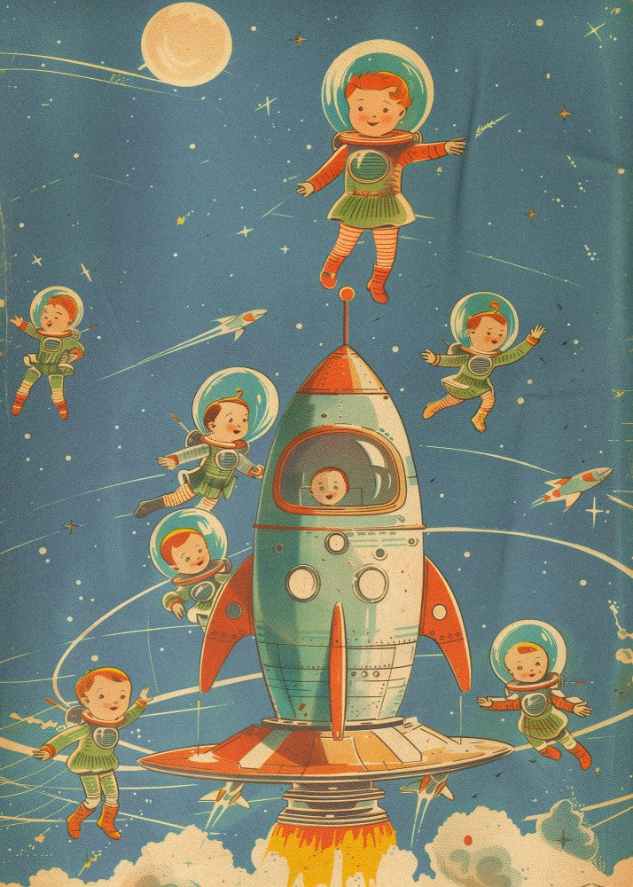 Vintage Newspaper Space 001