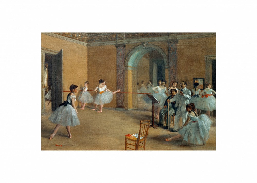 The Dance Foyer At the Opera On the Rue Le Peletier No.2