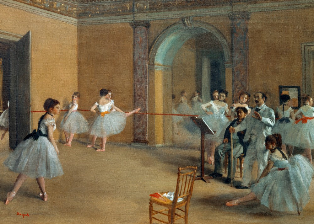 The Dance Foyer At the Opera On the Rue Le Peletier